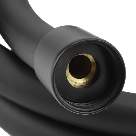 Flexibler Duschschlauch aus PVC, 152 cm (60 Zoll), schwarz, knickfest und platzsicher, als Ersatz für Handbrausen