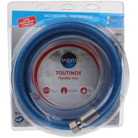 Flexibler edelstahlrohr-pvc-mantel für gas - Wpro - tne200
