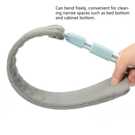 Flexibler Ersatzbezug für Kehrschaufeln – 2 Stück, Haushaltsreinigungszubehör – Weiche Fasern, Grau – 52 g / 17 x 16 x 3 cm
