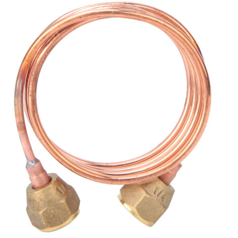 Flexibler Kupferkapillarschlauch – 2,8 mm, G1/4"-Gewinde – Kältetechnikteile