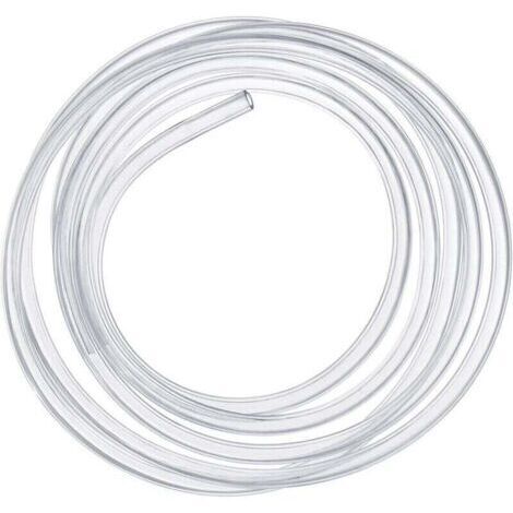 Flexibler PVC-Schlauch, transparenter Kunststoffschlauch, Aquariumschlauch, 3 Meter, 10 × 12 mm, für Badewanne, Schwimmbad, Aquarium, Sprühgerät
