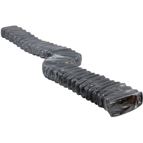 AXELAIR Blankes weiches PE-Rohr Rechteckig: 40x100 (ÃƒËœ80) - LÃ¤nge 6m