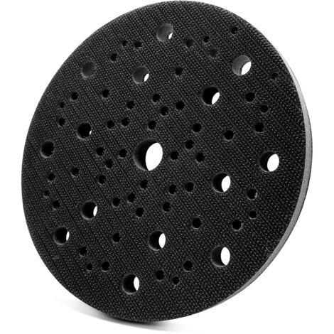 Flexibler Schleifteller für Mirka Abranet 150 mm – Aus weichem Schaumstoff – Für Mirka Deros Schleifpapier – 150 mm – 69 Löcher – Für Schleifgitter – Praktisches Zubehör