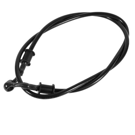 Flexibler Stahlschlauch für Motorradbremse und -kupplung – 90 cm, Schwarz