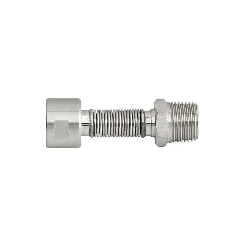 Flexibles canneles inox extensible DN15 (1/2") male x femelle