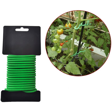 Flexibles grünes TPR-Band für Pflanzen, Tomaten, Rosen und Kletterpflanzen – Gartenstütze