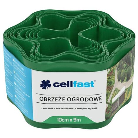 flexibles jardín césped borde de la hierba 9m x 100mm bordeadora verde ribete muro fronterizo