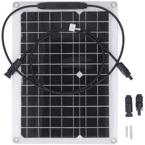 Flexibles Set aus kleinen 18V 15W Solarpanels zum Laden von Batterien, für Überwachungskameras, automatische Türen, Hühnerställe und netzunabhängige Boote.