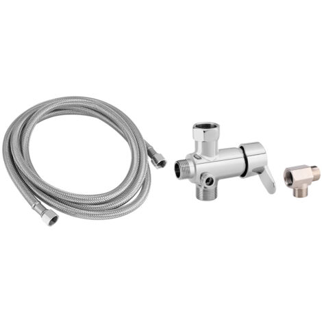 Flexibles T-Adapter-Set für Bidetarmatur mit Warm-/Kaltwasseranschluss