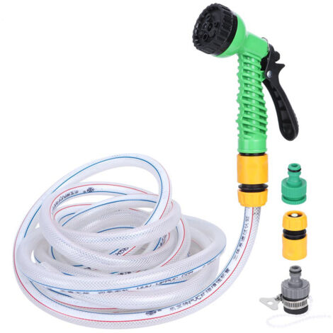 Flexibles Teleskop-Bewässerungsset für Garten, Haus und Autowaschanlage mit Düsen