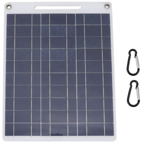 Flexibles, tragbares 13-W-5-V-Solarpanel mit zwei USB-Ausgängen, leichtes und energieeffizientes Solarladegerät für unterwegs