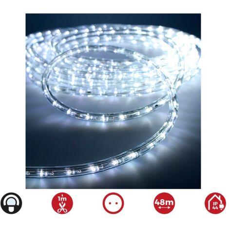 Flexiled 2-Wege-Fixrohr 48m. 30 leds/m white kalt (Innen-Außen)