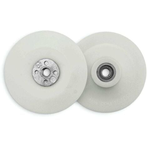 FLEXIPADS Angle Grinder Pad White 100mm 4in M10 x 1.50 Makita FLE20018