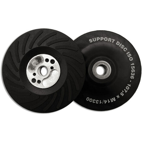 Flexipads World Class 11713 Angle Grinder Turbo Pad ISO Hard 115mm (4.5in) M14 FLE11713