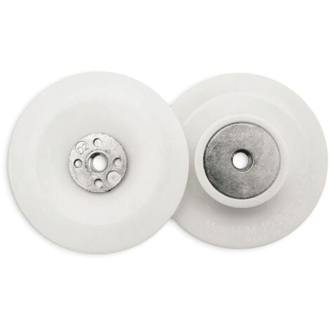 FLEXIPADS World Class Angle Grinder Pad White 100mm (4in) M10 x 1.50 FLE20020