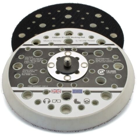 Flexipads World Class Dual Action Sander Pad 150mm GRIP® 5/16 UNF FLE17096