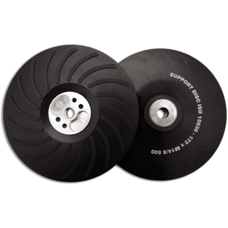 Flexipads World Class Turbo Angle Grinder Pad ISO Hard 180mm (7-inch) with M14 Thread – Model FLE11732