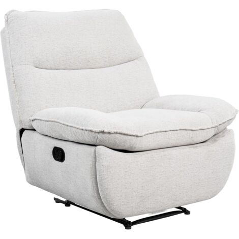 Chaise Paon En Rotin Clair Beliani - Avec Coussin Déhoussable - Style Bohème - Pour Intérieur/extérieur