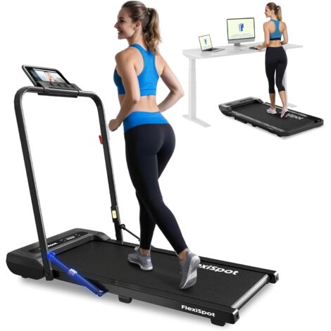 FlexiSpot Tapis de Marche jusqu'à 140 kg, Walking Pad 1-10 Plus