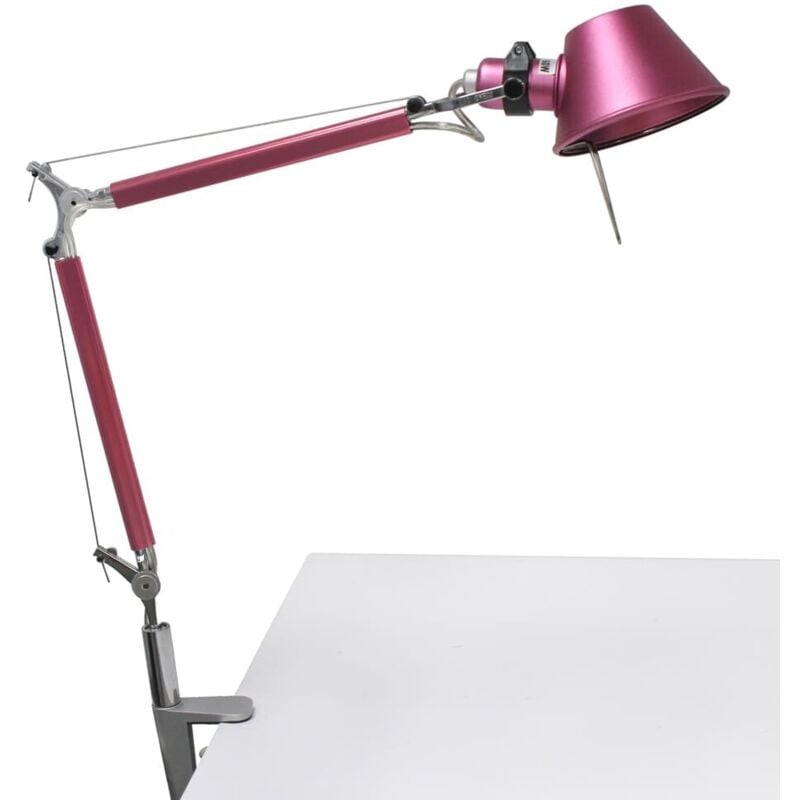 Cristalrecord - Flexo Articulé Deux Bras Rose 1xE14