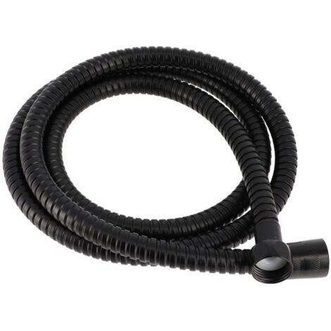 Flexo de ducha acero inoxidable 150 cm - negro mate - Tendance