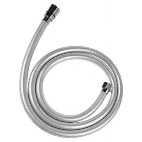 Flexo De Ducha En Pvc Plata Reforzado 150 Cm