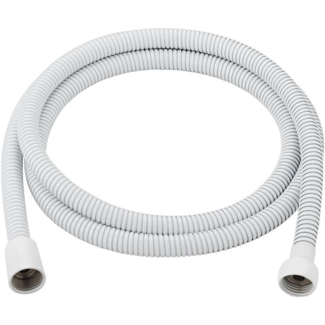 Flexo De Ducha Inoxidable Luxe Blanco 1,8m
