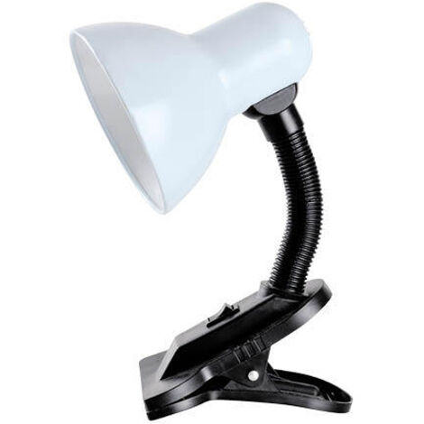 Flexo de escritorio con pinza Saidu E27 Blanco