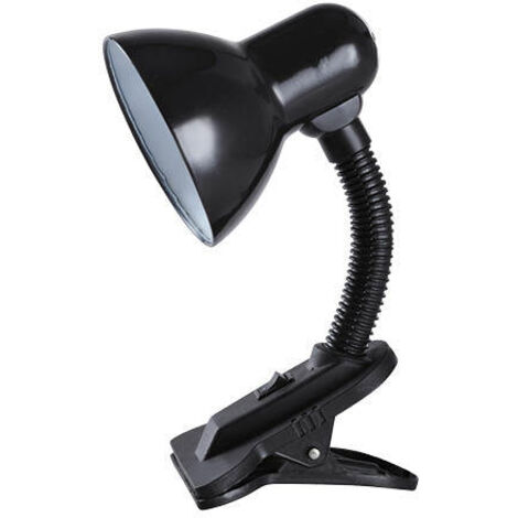 Flexo de escritorio con pinza Saidu E27 Negro