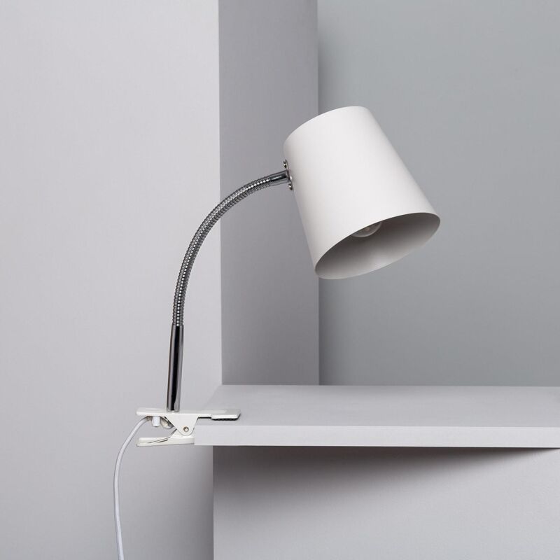 

Flexo de Mesa Delavan con Pinza Blanco - Blanco