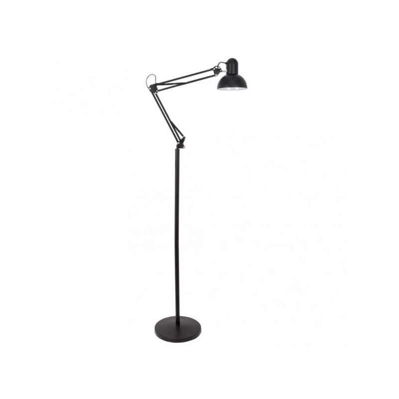 Lampe de rutilo Lampadaire articulé 1xe27 Noir mat 180 cm Fabrilamp