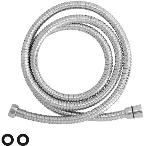 Flexo Ducha Acero Inoxidable Extensible 1,7 a 2,0 Metros Accesorios de Latón