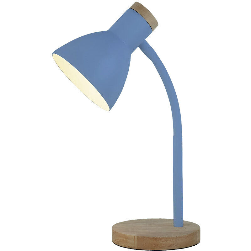 Flexo epiro 1xe27 bleu/hêtre 40x15x15cm