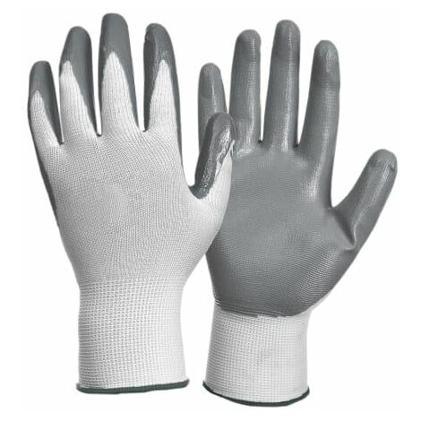 12 Pair Pack sUw Flexo Grip Nitrile General Handling Glove