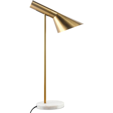 Flexo-Lampe - Schreibtischlampe - Marmor und Metall - Celio