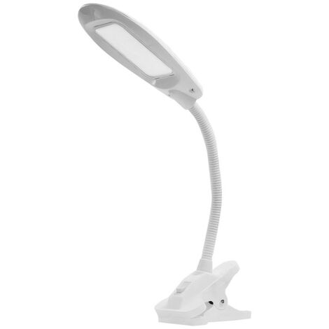 Flexo LED 5W 400lm 6000K Blanc Pince 46cm Série Sajas