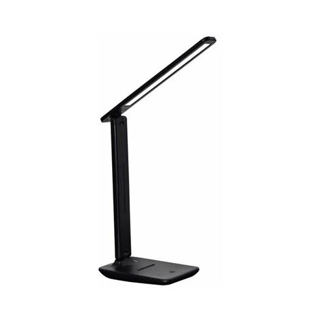 B.K.Licht - Flexo LED con pinza, para escritorio, luz de lectura con  iluminación regulable de 3 niveles, 5 W, 230 V y 400 lúmenes, índice de  protección IP20, color negro : : Iluminación