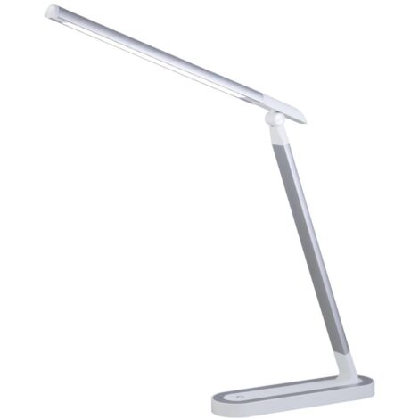 Flexo led modelo Karim acabado plata, 42cm(alto) 6cm(ancho) 24cm(largo).