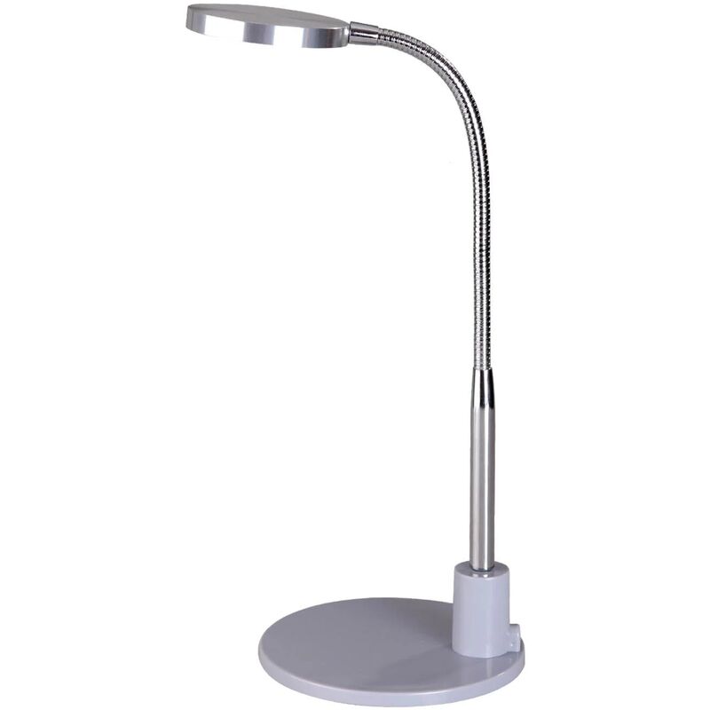 

FLEXO LED OLIVER GRIS-CROMO - Lúzete