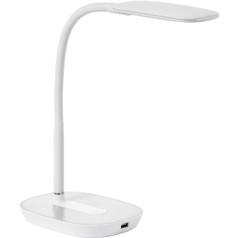 Flexo LENA LED touch 3 steps+USB (bl/gris)