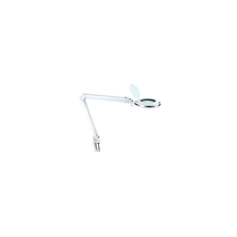 

Flexo lente LED 3 aumentos pinza 8W Blanco 6000K - Blanco