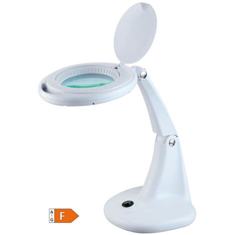 Flexo lupa de LED con 3 aumentos 6W blanco 6000k GSC 1803224