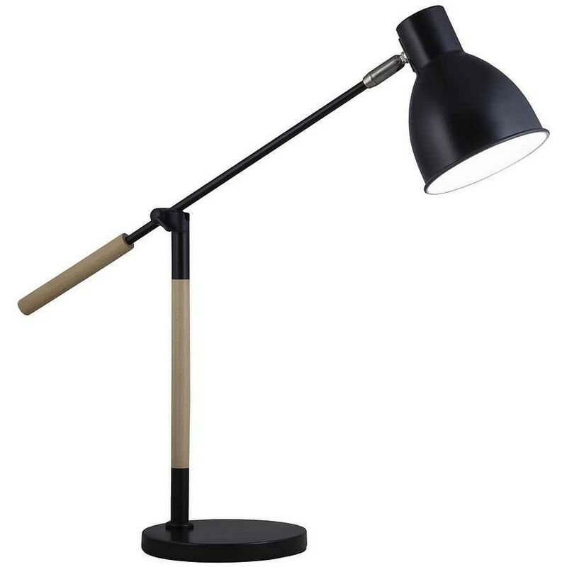

Flexo modelo RISTORI articulado en negro y madera - Alemar