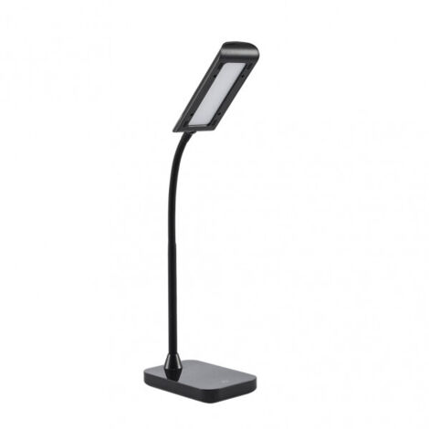 Flexo Oliver 5w 6000k Nero 375lm 43x10x25 Cm Regolabile 3 Intensità, Flessibile, Regolabile E Touch