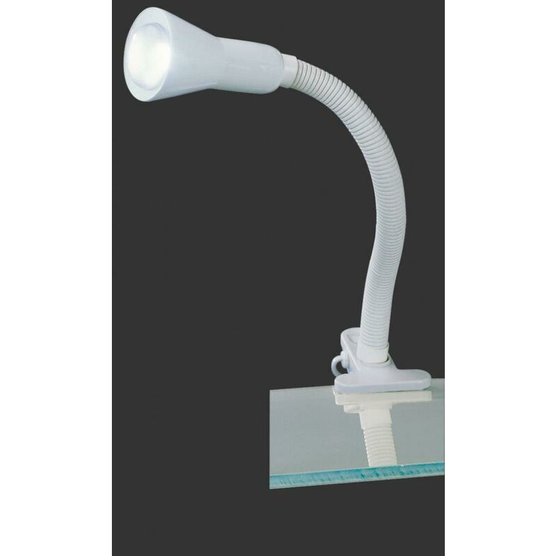 Image of Flexo lampada a morsetto bianca 5028010-01