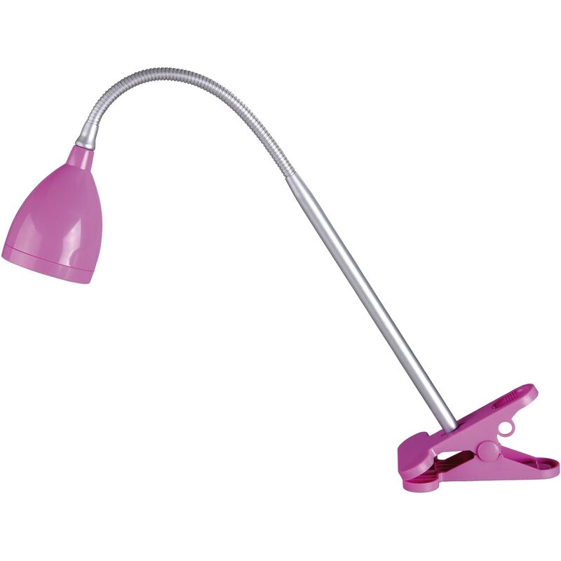 

FLEXO PINZA LED KIKO LILA-PLATA - Lúzete