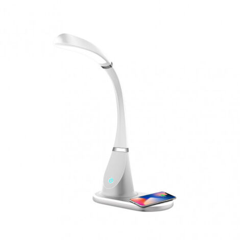 Flexo rejalgar 5w 400lm 3500-6000k white 45x22,5x24 cm wireless mov.charg.wireless 5 colori x 3 intensid dimmerabile.