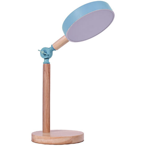 Flexo serie LUPPA 2X12W LED Azul/Madera
