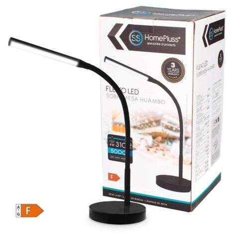 Flexo sobremesa LED Huambo 4W Negro