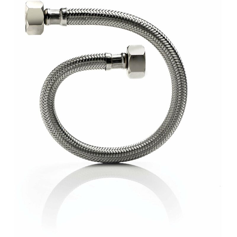 

Flexo taq H3/8' - H3/8' 800 mm trenzado inoxidable